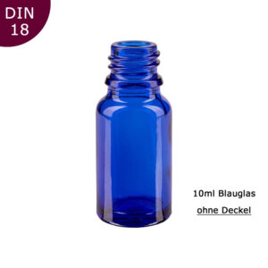 10ml Blauglas-Flaschen ohne Deckel/Zubehör