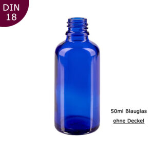 50ml Blauglas-Flaschen ohne Deckel/Zubehör