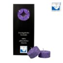 Stearin-Teelicht violett (10St.)