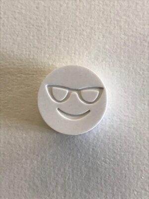 Duftstein Emoji Gesicht mit Sonnenbrille