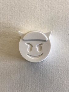 Duftstein Emoji Gesicht mit Hörnern