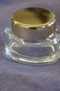 Glasdose klar oval 25 ml