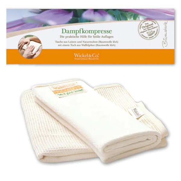 Dampfkompresse für Bauch und Rücken
