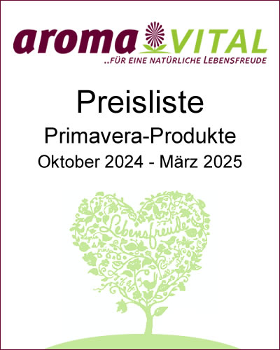 Primavera Preisliste Oktober 2024 bis März 2025