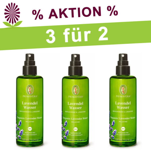 3 für 2 Aktion Lavendelwasser
