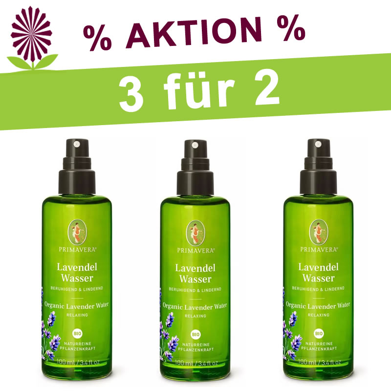 3 für 2 Aktion Lavendelwasser