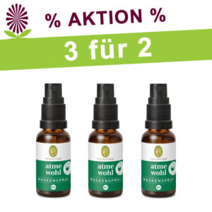 3 für 2 Aktion Atmewohl Maskenspray von Primavera