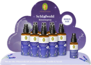 Aktionsdisplay Bonussize Schlafwohl Kissenspray 100ml nur solange Vorrat